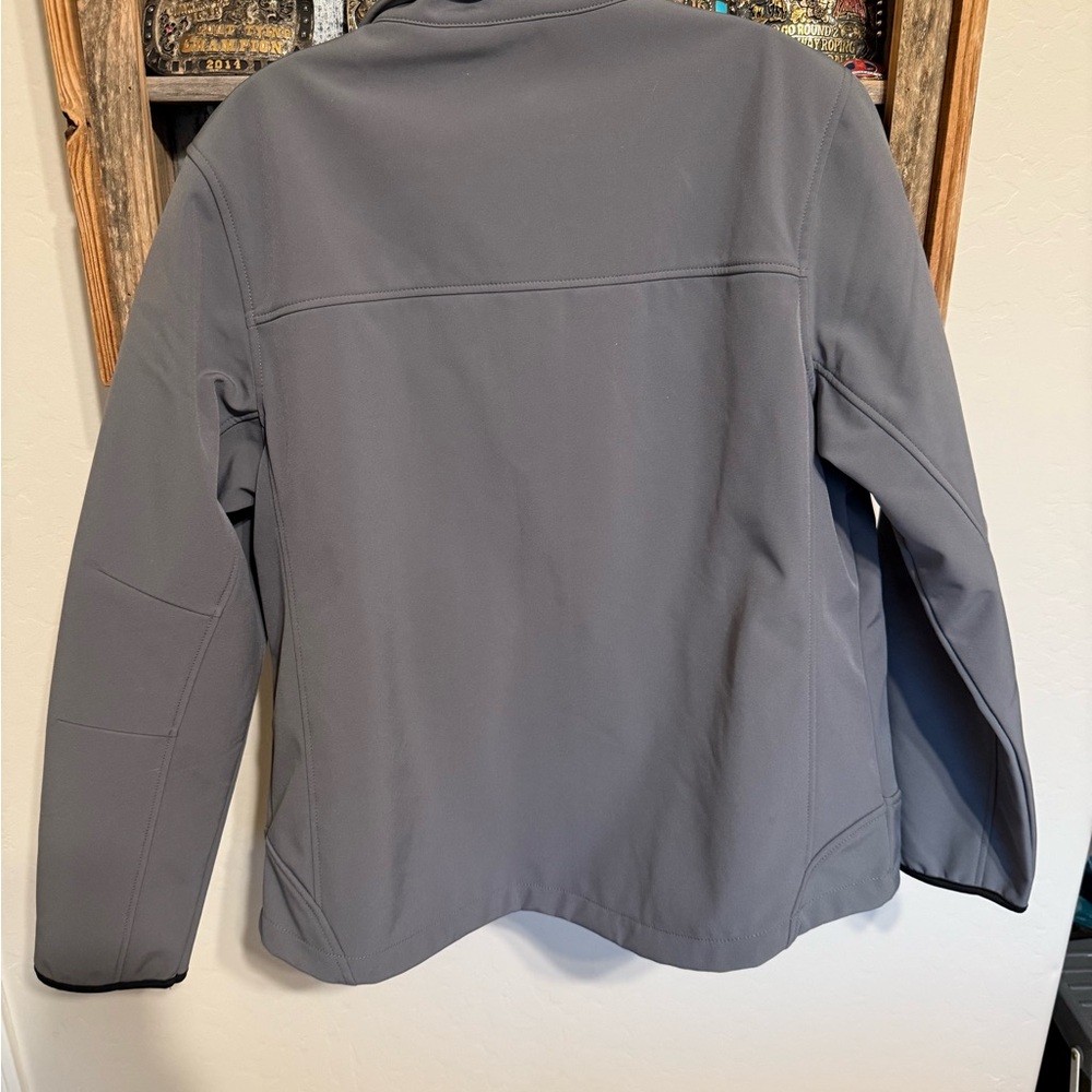 Gray soft shell jacket. - Picture 3 of 3